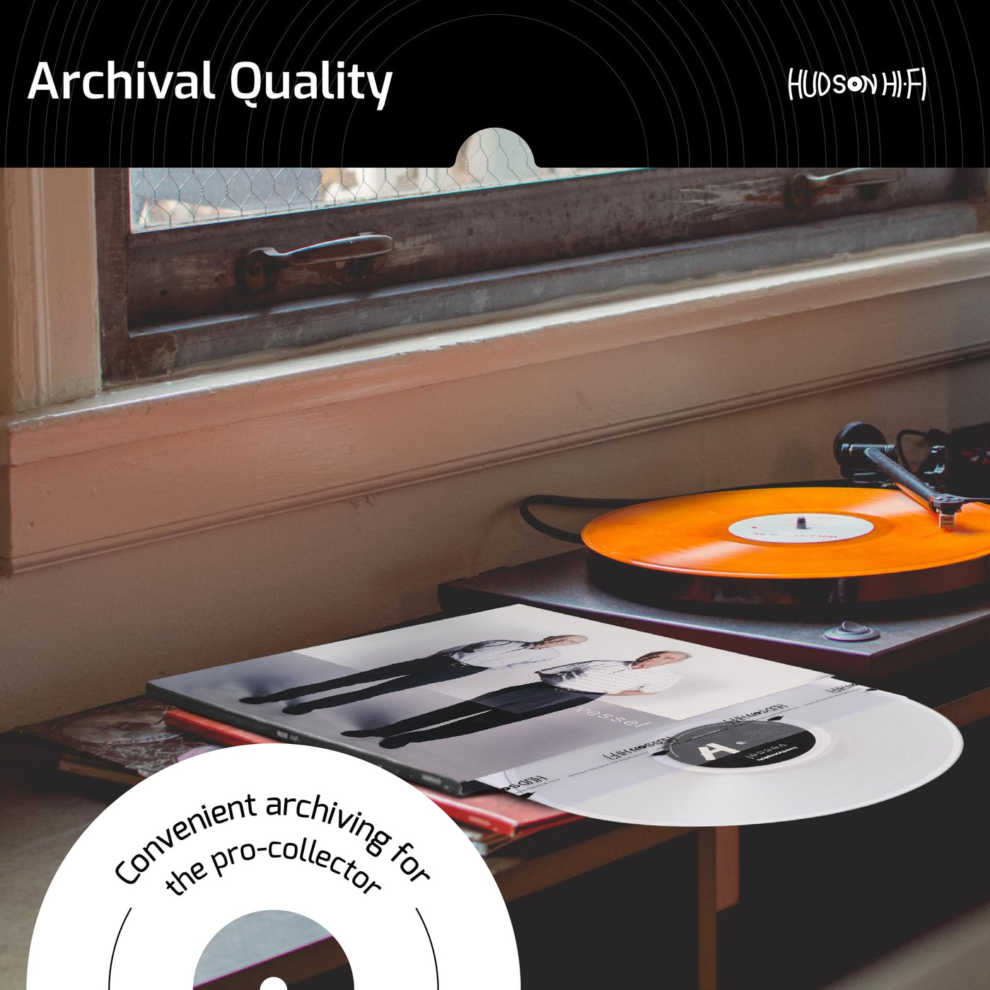 Protect Your Vinyl: 3-Layers HDPE Anti-Static Record Inner Sleeves. High Quality Thick Rice Paper. Durable Clear Disc Sleeves - 12 Inch