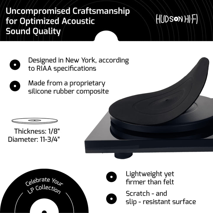 Anti-Static Silicone Turntable Mat - 12