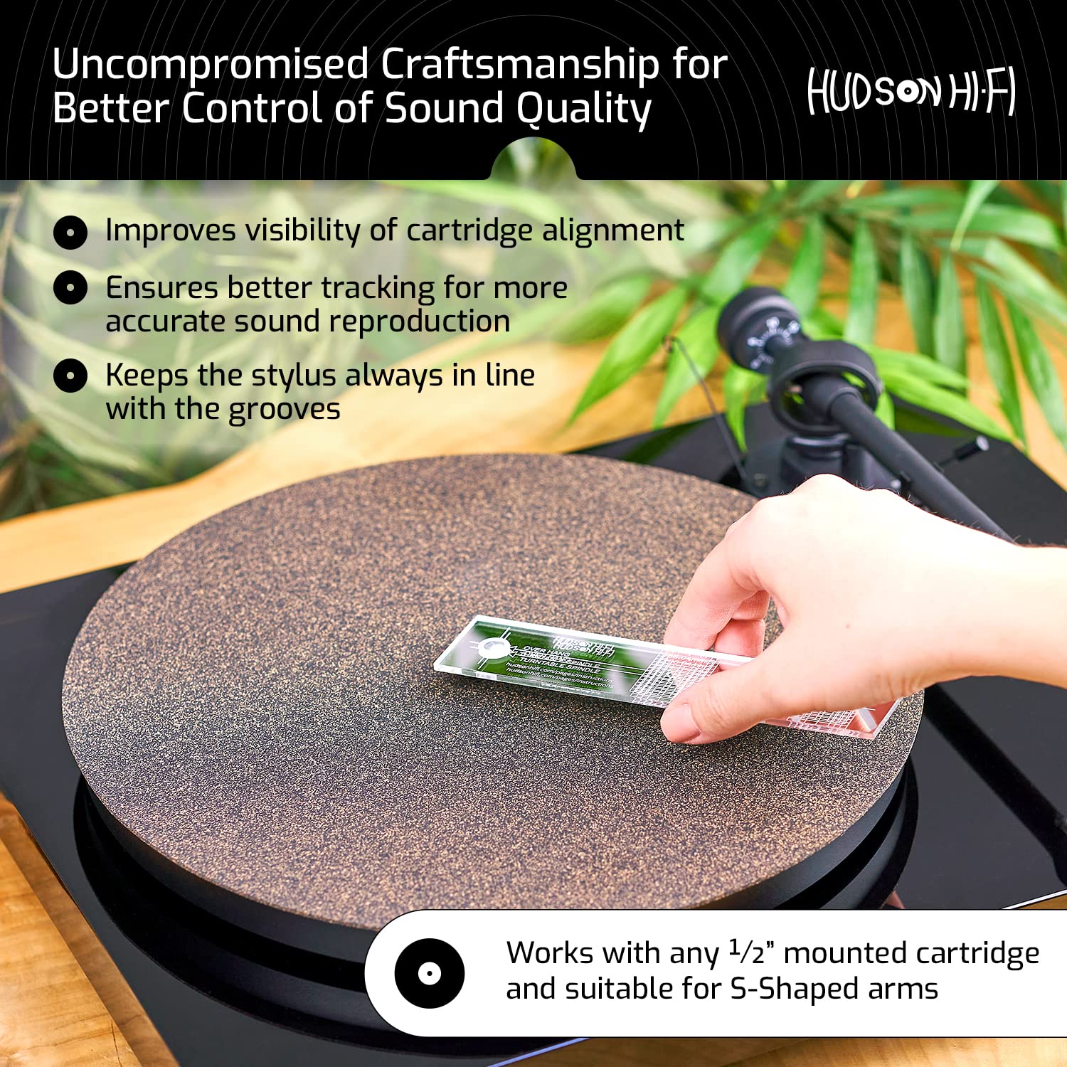 Mirrored Turntable Stylus Alignment Protractor – Hudson Hi-Fi